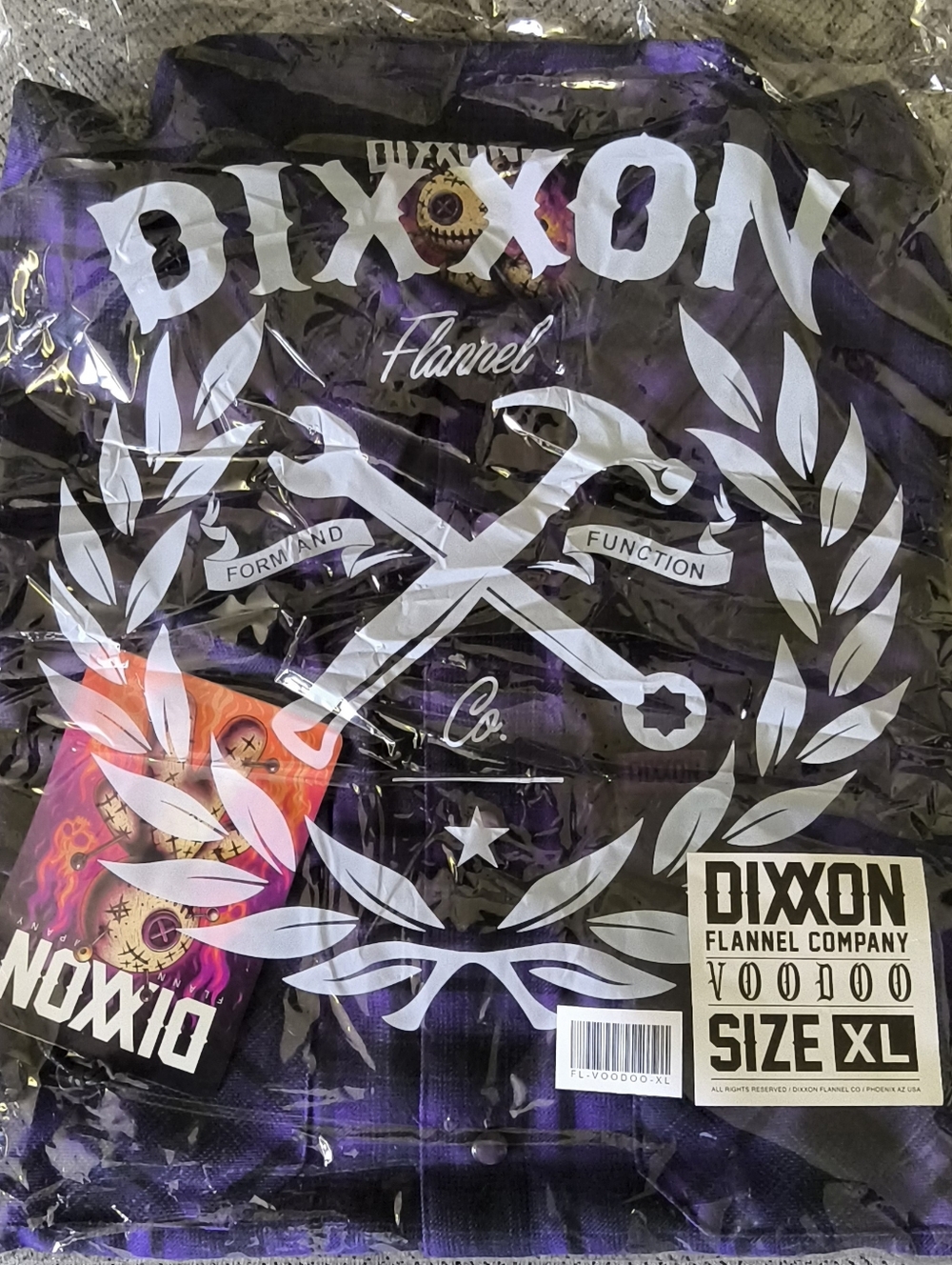 Dixxon Flannel Co. Purple Plaid Flannel Shirt